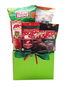 Happy Elf Christmas Gift Basket